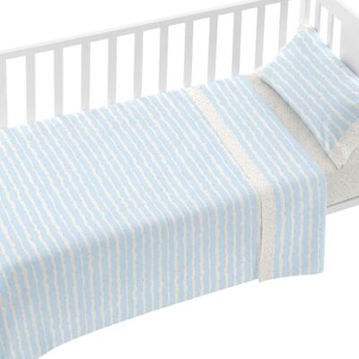 Blanco Lakan för spjälsäng, minispjälsäng, minispjälsäng, alg. 011 blå, för 50 cm minispjälsäng (tillgängliga storlekar) babylakan Blanco Lakan för spjälsäng, minispjälsäng, minispjälsäng, alg. 011 blå, för 50 cm minispjälsäng (tillgängliga storlekar) babylakan