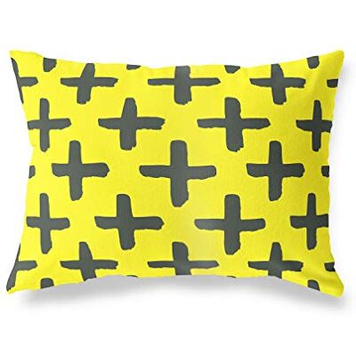 Bonamaison dekorativt kuddöverdrag, neongul blomma prydnadskuddöverdrag, hem dekorativa örngott för vardagsrum, soffa, sovrum, storlek: 45 x 60 cm Designad och tillverkad i Turkiet Bonamaison dekorativt kuddöverdrag, neongul blomma prydnadskuddöverdrag, hem dekorativa örngott för vardagsrum, soffa, sovrum, storlek: 45 x 60 cm Designad och tillverkad i Turkiet