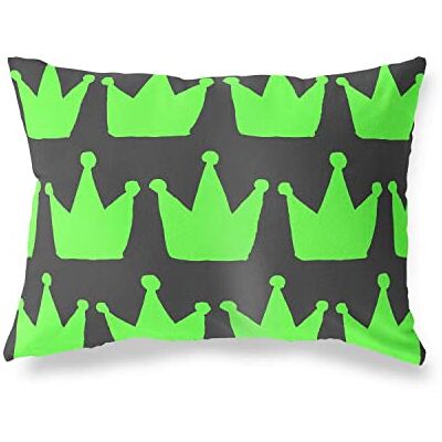 Bonamaison dekorativt kuddöverdrag, neongrön rök prydnadskuddöverdrag, hem dekorativa örngott för vardagsrum, soffa, sovrum, storlek: 45 x 60 cm Designad och tillverkad i Turkiet Bonamaison dekorativt kuddöverdrag, neongrön rök prydnadskuddöverdrag, hem dekorativa örngott för vardagsrum, soffa, sovrum, storlek: 45 x 60 cm Designad och tillverkad i Turkiet
