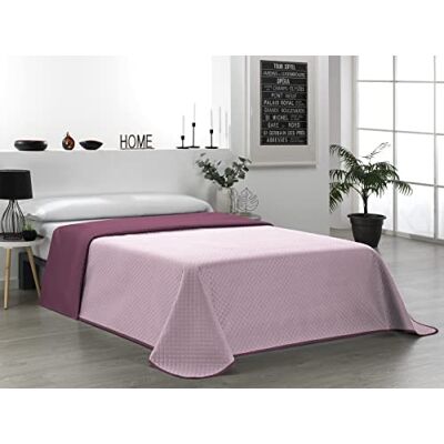 Martina Home Vändbart boutyöverkast, 100% polyester, lax aubergine, säng 135 Martina Home Vändbart boutyöverkast, 100% polyester, lax aubergine, säng 135