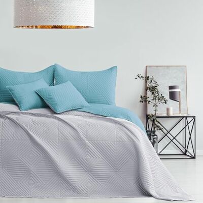 RESTILO AmeliaHome-överkast blått grått 220 x 240 sängöverkast dubbelsidig Ultrasonic-quiltning polyester Softa RESTILO AmeliaHome-överkast blått grått 220 x 240 sängöverkast dubbelsidig Ultrasonic-quiltning polyester Softa