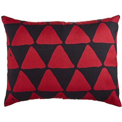 Bonamaison Dekorativt kuddöverdrag, röd svart prydnadskudde, hemdekorativa örngott för vardagsrum, soffa, sovrum, storlek: 45 x 60 cm designad och tillverkad i Turkiet Bonamaison Dekorativt kuddöverdrag, röd svart prydnadskudde, hemdekorativa örngott för vardagsrum, soffa, sovrum, storlek: 45 x 60 cm designad och tillverkad i Turkiet
