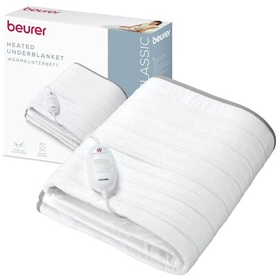 Beurer TS 17 värmeundersäng, mjukt fleece-material,halkfri tack vare fixering med gummiband, 3 temperaturinställningar, 150x80 cm, säkerhetssystem,avtagbar strömbrytare, maskintvättbar vid 30 °C,Grå Beurer TS 17 värmeundersäng, mjukt fleece-material,halkfri tack vare fixering med gummiband, 3 temperaturinställningar, 150x80 cm, säkerhetssystem,avtagbar strömbrytare, maskintvättbar vid 30 °C,Grå