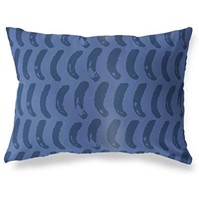 Bonamaison dekorativt kuddöverdrag blå, överdrag till prydnadskudde, heminredning örngott för vardagsrum, soffa, sovrum, storlek: 35 x 50 cm – designad och tillverkad i Turkiet Bonamaison dekorativt kuddöverdrag blå, överdrag till prydnadskudde, heminredning örngott för vardagsrum, soffa, sovrum, storlek: 35 x 50 cm – designad och tillverkad i Turkiet
