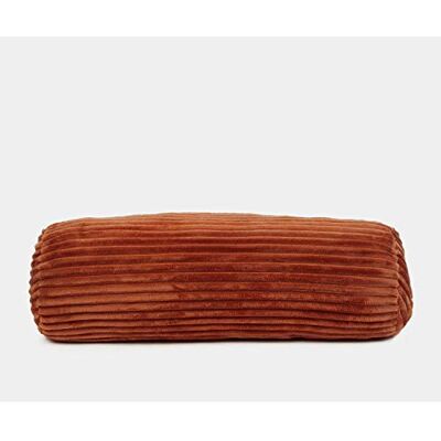 GOZZE Gözze Kudde rulle i manchesterlook, 70 x 22 cm, kanel, 40067-77-070022 GOZZE Gözze Kudde rulle i manchesterlook, 70 x 22 cm, kanel, 40067-77-070022