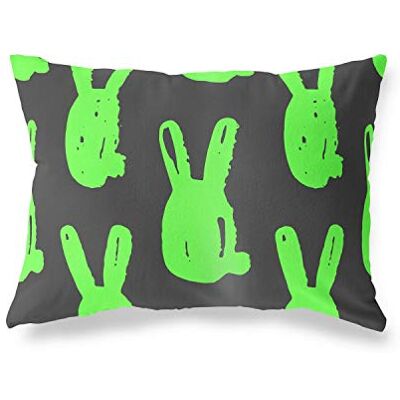 Bonamaison dekorativt kuddöverdrag, neongrön rök prydnadskuddöverdrag, hem dekorativa örngott för vardagsrum, soffa, sovrum, storlek: 45 x 60 cm Designad och tillverkad i Turkiet Bonamaison dekorativt kuddöverdrag, neongrön rök prydnadskuddöverdrag, hem dekorativa örngott för vardagsrum, soffa, sovrum, storlek: 45 x 60 cm Designad och tillverkad i Turkiet