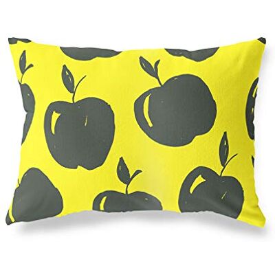 Bonamaison dekorativt kuddöverdrag, neongul blomma prydnadskuddöverdrag, hem dekorativa örngott för vardagsrum, soffa, sovrum, storlek: 45 x 60 cm Designad och tillverkad i Turkiet Bonamaison dekorativt kuddöverdrag, neongul blomma prydnadskuddöverdrag, hem dekorativa örngott för vardagsrum, soffa, sovrum, storlek: 45 x 60 cm Designad och tillverkad i Turkiet