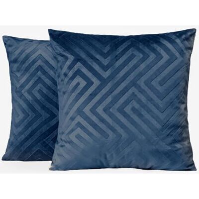 OHS Kuddöverdrag - 45x45cm - Geometriskt mönster - Sammet OHS Kuddöverdrag - 45x45cm - Geometriskt mönster - Sammet