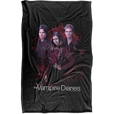 LOGOVISION Vampire Diaries Company of Three supermjuk gosig filt med silkeslent grepp – 91 x 147 cm LOGOVISION Vampire Diaries Company of Three supermjuk gosig filt med silkeslent grepp – 91 x 147 cm