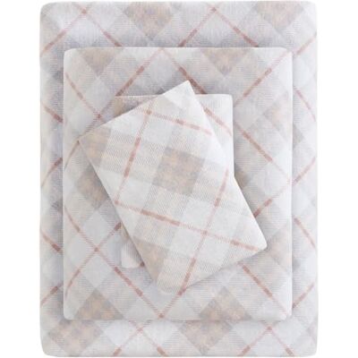 SLEEP PHILOSOPHY True North by Mysig flanell varmt 100% bomullslakan – nyhetstryck djur stjärnor söt ultramjuk kallt väder sängkläder set, full, rosa pläd 4 delar SLEEP PHILOSOPHY True North by Mysig flanell varmt 100% bomullslakan – nyhetstryck djur stjärnor söt ultramjuk kallt väder sängkläder set, full, rosa pläd 4 delar