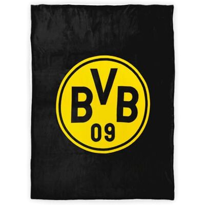 Dortmund Borussia BVB filt tryckt med sherpa Dortmund Borussia BVB filt tryckt med sherpa