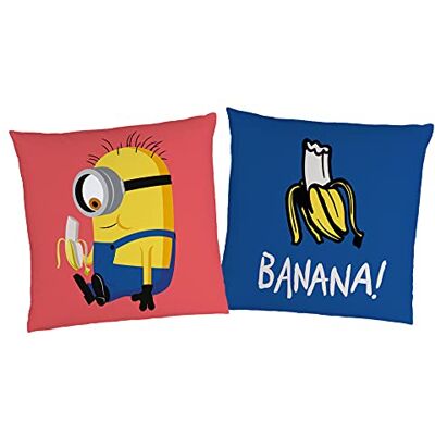 CTI 046947 Minions 2 kuddar 40 x 40, blå, 300 g CTI 046947 Minions 2 kuddar 40 x 40, blå, 300 g