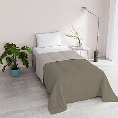 Italian Bed Linen ROMANTIC Vår-/sommartäcke, 170 x 260 cm mikrofiber, Stone/Champagne Italian Bed Linen ROMANTIC Vår-/sommartäcke, 170 x 260 cm mikrofiber, Stone/Champagne
