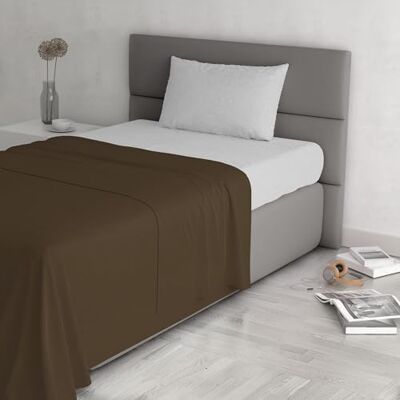Italian Bed Linen TRENDY CHIC Sängset i 100% bomull, tillverkad i Italien, Single, Choklad Italian Bed Linen TRENDY CHIC Sängset i 100% bomull, tillverkad i Italien, Single, Choklad