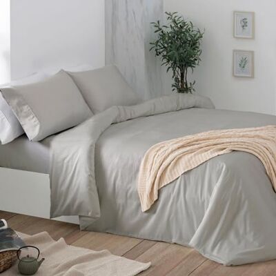 Blanco Påslakan bomull satin bomull 300 trådantal 405 grå Blanco Påslakan bomull satin bomull 300 trådantal 405 grå