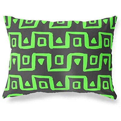 Bonamaison dekorativt kuddöverdrag, neongrön rök prydnadskuddöverdrag, hem dekorativa örngott för vardagsrum, soffa, sovrum, storlek: 45 x 60 cm Designad och tillverkad i Turkiet Bonamaison dekorativt kuddöverdrag, neongrön rök prydnadskuddöverdrag, hem dekorativa örngott för vardagsrum, soffa, sovrum, storlek: 45 x 60 cm Designad och tillverkad i Turkiet