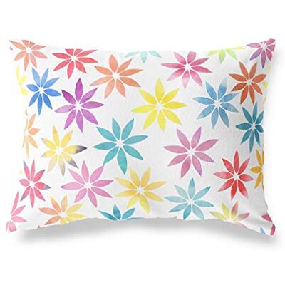 Bonamaison dekorativt kuddöverdrag, slumpmässigt mönster prydnadskuddöverdrag, heminredning örngott för vardagsrum, soffa, sovrum, storlek: 45 x 60 cm – designad och tillverkad i Turkiet Bonamaison dekorativt kuddöverdrag, slumpmässigt mönster prydnadskuddöverdrag, heminredning örngott för vardagsrum, soffa, sovrum, storlek: 45 x 60 cm – designad och tillverkad i Turkiet