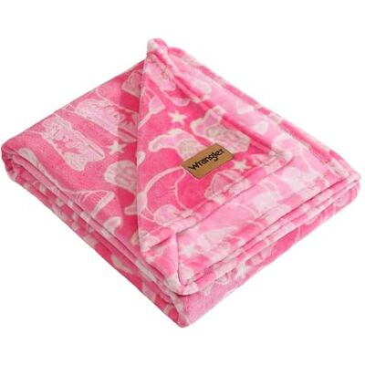 Wrangler – prydnadsfilt, supermjuk premium plysch sängkläder, västerländsk heminredning, Oeko-Tex-certifierad (knockin boots rosa, 50 x 60) Wrangler – prydnadsfilt, supermjuk premium plysch sängkläder, västerländsk heminredning, Oeko-Tex-certifierad (knockin boots rosa, 50 x 60)