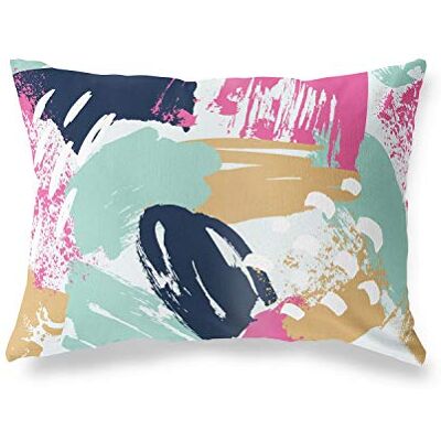 Bonamaison dekorativt kuddöverdrag slumpmässigt mönster, prydnadskuddöverdrag, heminredning örngott för vardagsrum, soffa, sovrum, storlek: 35 x 50 cm – designad och tillverkad i Turkiet Bonamaison dekorativt kuddöverdrag slumpmässigt mönster, prydnadskuddöverdrag, heminredning örngott för vardagsrum, soffa, sovrum, storlek: 35 x 50 cm – designad och tillverkad i Turkiet