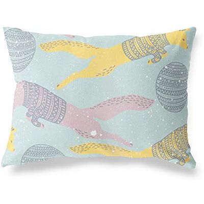 Bonamaison dekorativt kuddöverdrag, slumpmässigt mönster prydnadskuddöverdrag, heminredning örngott för vardagsrum, soffa, sovrum, storlek: 45 x 60 cm – designad och tillverkad i Turkiet Bonamaison dekorativt kuddöverdrag, slumpmässigt mönster prydnadskuddöverdrag, heminredning örngott för vardagsrum, soffa, sovrum, storlek: 45 x 60 cm – designad och tillverkad i Turkiet