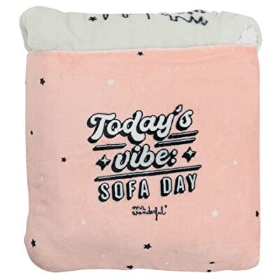 Mr. Wonderful Mr. Wondeful blanket med fodral magi kollektion Today's Vibe: Sofa Day Mr. Wonderful Mr. Wondeful blanket med fodral magi kollektion Today's Vibe: Sofa Day
