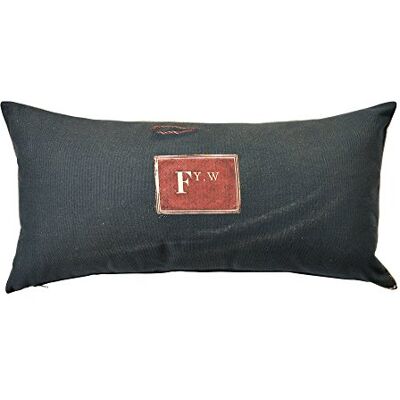 Daycollection Home Office HOOFACMR5 kudde, bomull, 50 x 30 x 10 cm, svart Daycollection Home Office HOOFACMR5 kudde, bomull, 50 x 30 x 10 cm, svart