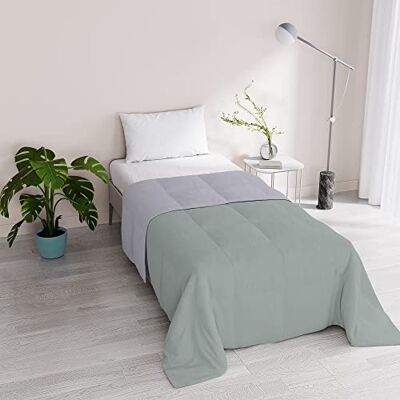 Italian Bed Linen ROMANTIC Vår-/sommartäcke, 170 x 260 cm mikrofiber, Grey/Silver Italian Bed Linen ROMANTIC Vår-/sommartäcke, 170 x 260 cm mikrofiber, Grey/Silver