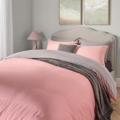 Brentfords - Plain Dyed Reversible - King - Duvet Cover Set Brentfords - Plain Dyed Reversible - King - Duvet Cover Set