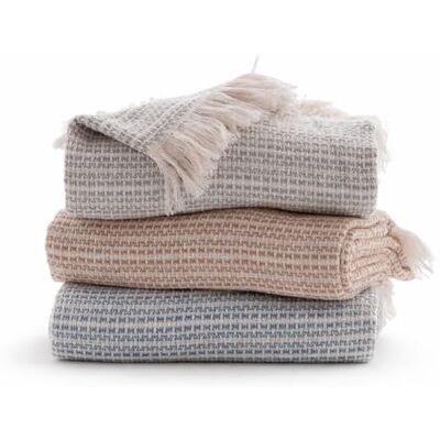 VIALMAN Plaid Seul Färg Blå Multipurpose överkast 180 x 260 cm Plaid Sofa. Foulard filt Sängöverdrag Foulard för soffa VIALMAN Plaid Seul Färg Blå Multipurpose överkast 180 x 260 cm Plaid Sofa. Foulard filt Sängöverdrag Foulard för soffa