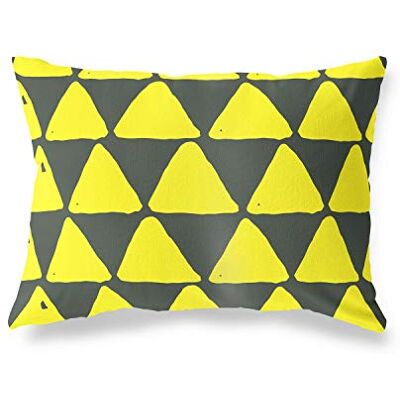 Bonamaison dekorativt kuddöverdrag neon gul & rök, prydnadskuddöverdrag, heminredning örngott för vardagsrum, soffa, sovrum, storlek: 35 x 50 cm designad och tillverkad i Turkiet Bonamaison dekorativt kuddöverdrag neon gul & rök, prydnadskuddöverdrag, heminredning örngott för vardagsrum, soffa, sovrum, storlek: 35 x 50 cm designad och tillverkad i Turkiet