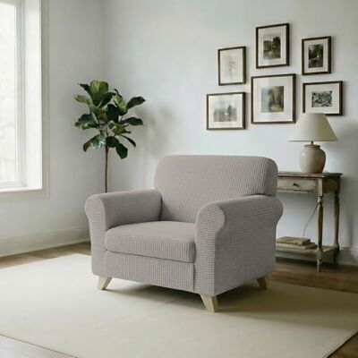 Italian Bed Linen Italienska sängkläder MB Home Basic Iris soffskydd, beige, 1-sits, 80 till 100 cm Italian Bed Linen Italienska sängkläder MB Home Basic Iris soffskydd, beige, 1-sits, 80 till 100 cm