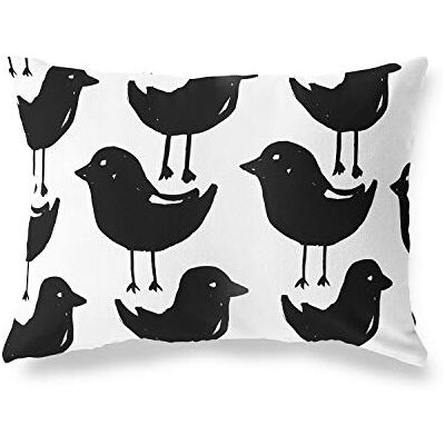 Bonamaison dekorativt kuddöverdrag, slumpmässigt mönster prydnadskuddöverdrag, heminredning örngott för vardagsrum, soffa, sovrum, storlek: 45 x 60 cm – designad och tillverkad i Turkiet Bonamaison dekorativt kuddöverdrag, slumpmässigt mönster prydnadskuddöverdrag, heminredning örngott för vardagsrum, soffa, sovrum, storlek: 45 x 60 cm – designad och tillverkad i Turkiet