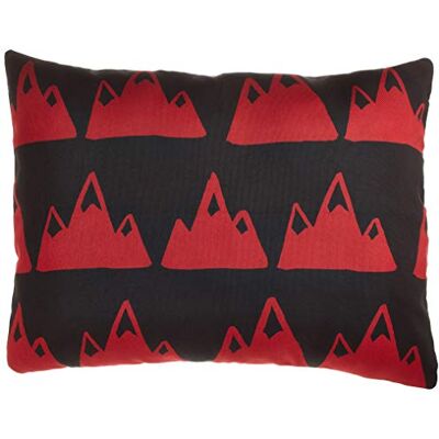 Bonamaison dekorativt kuddöverdrag, röd svart prydnadskuddöverdrag, heminredning örngott för vardagsrum, soffa, sovrum, storlek: 45 x 60 cm – designad och tillverkad i Turkiet Bonamaison dekorativt kuddöverdrag, röd svart prydnadskuddöverdrag, heminredning örngott för vardagsrum, soffa, sovrum, storlek: 45 x 60 cm – designad och tillverkad i Turkiet