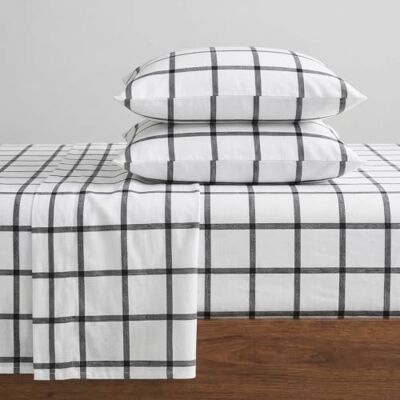 Eddie Bauer – Queen lakan, bomull flanell sängkläder set, borstad för extra mjukhet, mysig heminredning (Bunkhouse Plaid, Queen) Eddie Bauer – Queen lakan, bomull flanell sängkläder set, borstad för extra mjukhet, mysig heminredning (Bunkhouse Plaid, Queen)