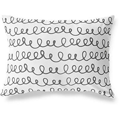 Bonamaison dekorativt kuddöverdrag, slumpmässigt mönster prydnadskuddöverdrag, heminredning örngott för vardagsrum, soffa, sovrum, storlek: 45 x 60 cm – designad och tillverkad i Turkiet Bonamaison dekorativt kuddöverdrag, slumpmässigt mönster prydnadskuddöverdrag, heminredning örngott för vardagsrum, soffa, sovrum, storlek: 45 x 60 cm – designad och tillverkad i Turkiet
