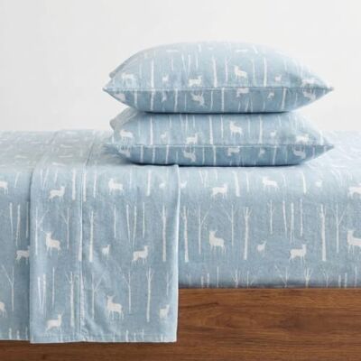 Eddie Bauer Sheet Set Queen BLÅ Eddie Bauer Sheet Set Queen BLÅ