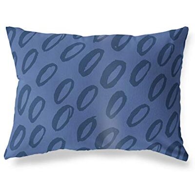 Bonamaison dekorativt kuddöverdrag, blå prydnadskuddöverdrag, heminredning örngott för vardagsrum, soffa, sovrum, storlek: 45 x 60 cm – designad och tillverkad i Turkiet Bonamaison dekorativt kuddöverdrag, blå prydnadskuddöverdrag, heminredning örngott för vardagsrum, soffa, sovrum, storlek: 45 x 60 cm – designad och tillverkad i Turkiet