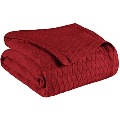 Superior Överlägsen diamantvävfilt, 100% bomullsöverdrag för hem, soffa, säng, mjuka, varma filtar, boho estetisk, bekväma, mysiga och söta överdrag, dekorativa sängkläder, full/drottning, vinröd Superior Överlägsen diamantvävfilt, 100% bomullsöverdrag för hem, soffa, säng, mjuka, varma filtar, boho estetisk, bekväma, mysiga och söta överdrag, dekorativa sängkläder, full/drottning, vinröd
