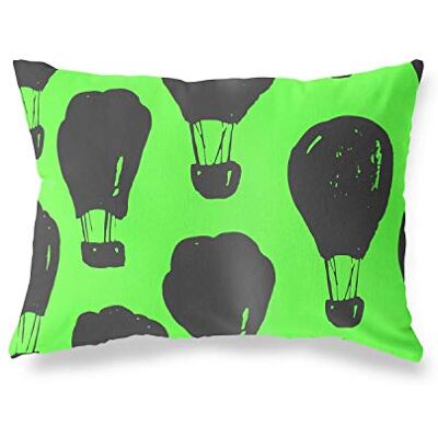 Bonamaison dekorativt kuddöverdrag, neongrön rök prydnadskuddöverdrag, hem dekorativa örngott för vardagsrum, soffa, sovrum, storlek: 45 x 60 cm Designad och tillverkad i Turkiet Bonamaison dekorativt kuddöverdrag, neongrön rök prydnadskuddöverdrag, hem dekorativa örngott för vardagsrum, soffa, sovrum, storlek: 45 x 60 cm Designad och tillverkad i Turkiet