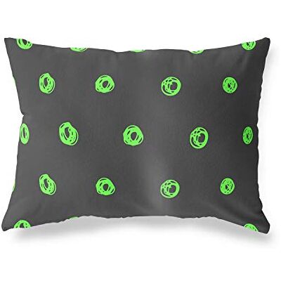 Bonamaison dekorativt kuddöverdrag, neongrön rök prydnadskuddöverdrag, hem dekorativa örngott för vardagsrum, soffa, sovrum, storlek: 45 x 60 cm Designad och tillverkad i Turkiet Bonamaison dekorativt kuddöverdrag, neongrön rök prydnadskuddöverdrag, hem dekorativa örngott för vardagsrum, soffa, sovrum, storlek: 45 x 60 cm Designad och tillverkad i Turkiet
