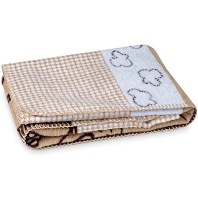 Julius Zöllner Gosig filt bomullsfilt jacquard storlek 75 x 100 cm Tillverkad i Tyskland 100% bomull OEKO-TEX® Standard 100 Snooze-björn Julius Zöllner Gosig filt bomullsfilt jacquard storlek 75 x 100 cm Tillverkad i Tyskland 100% bomull OEKO-TEX® Standard 100 Snooze-björn