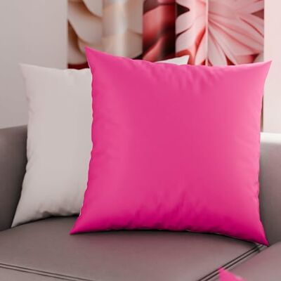 PETTI Artigiani Italiani Ett par örngott 50 x 50 cm i mikrofiber, kuddar för sovrum, soffa, set med 2 örngott, örngott Double Face Fuchsia vit PETTI Artigiani Italiani Ett par örngott 50 x 50 cm i mikrofiber, kuddar för sovrum, soffa, set med 2 örngott, örngott Double Face Fuchsia vit