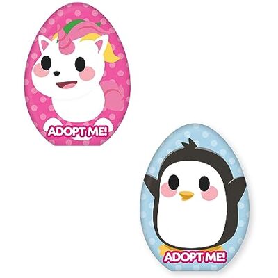 Character World Officiell Adopt Me kudde Pop Design äggformad kudde 40 x 30 cm enhörning och pingvin design kudde Perfekt för sovrummet eller på soffan Character World Officiell Adopt Me kudde Pop Design äggformad kudde 40 x 30 cm enhörning och pingvin design kudde Perfekt för sovrummet eller på soffan