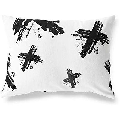 Bonamaison dekorativt kuddöverdrag slumpmässigt mönster, prydnadskuddöverdrag, heminredning örngott för vardagsrum, soffa, sovrum, storlek: 35 x 50 cm – designad och tillverkad i Turkiet Bonamaison dekorativt kuddöverdrag slumpmässigt mönster, prydnadskuddöverdrag, heminredning örngott för vardagsrum, soffa, sovrum, storlek: 35 x 50 cm – designad och tillverkad i Turkiet