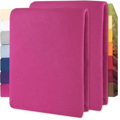 CelinaTex Baby bomull dra-på-lakan för barnmadrasser, 60 x 120 till 70 x 140 cm, Lucina Minis, Bomull, rosa, Doppelpack 60 x 120-70 x 140 cm CelinaTex Baby bomull dra-på-lakan för barnmadrasser, 60 x 120 till 70 x 140 cm, Lucina Minis, Bomull, rosa, Doppelpack 60 x 120-70 x 140 cm