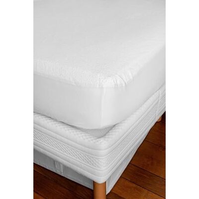Toison d’or Madrasskydd Quinquina vattentät TPR bomull fleece, 2 cm x 80cm x 200 cm storlek Toison d’or Madrasskydd Quinquina vattentät TPR bomull fleece, 2 cm x 80cm x 200 cm storlek