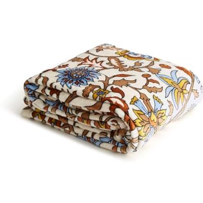 Vera Bradley Överdimensionerad fleecefilt för kvinnor, Marrakesh Vines Neutral, 94 X 66 Vera Bradley Överdimensionerad fleecefilt för kvinnor, Marrakesh Vines Neutral, 94 X 66