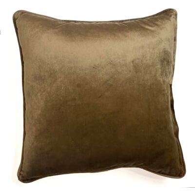 Rapport hem rörledd sammet fyrkantigt vändbart kuddöverdrag 43 x 43 cm naturligt och mocka Rapport hem rörledd sammet fyrkantigt vändbart kuddöverdrag 43 x 43 cm naturligt och mocka