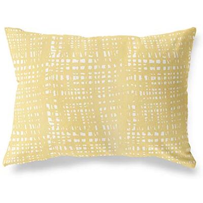 Bonamaison dekorativt kuddöverdrag slumpmässigt mönster, prydnadskuddöverdrag, heminredning örngott för vardagsrum, soffa, sovrum, storlek: 35 x 50 cm – designad och tillverkad i Turkiet Bonamaison dekorativt kuddöverdrag slumpmässigt mönster, prydnadskuddöverdrag, heminredning örngott för vardagsrum, soffa, sovrum, storlek: 35 x 50 cm – designad och tillverkad i Turkiet
