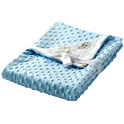 Mora Textiles Dubidu babyfilt minibarnsäng 80 x 110 cm blå filtar, unisex Mora Textiles Dubidu babyfilt minibarnsäng 80 x 110 cm blå filtar, unisex